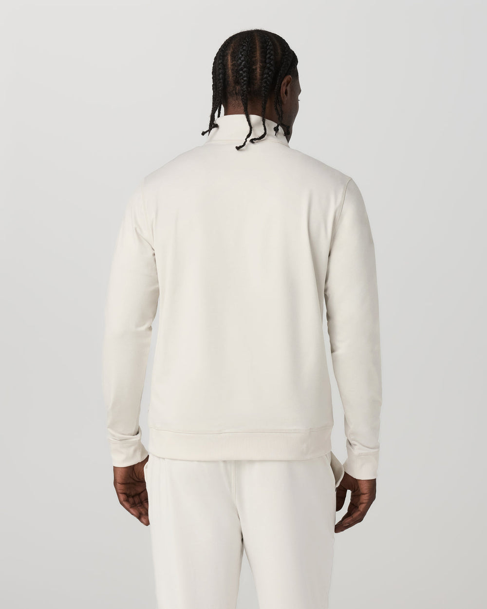 Coronado Half Zip Men's Ivory Heather Pullover | Vuori sale