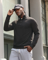 Coronado Half Zip Black Heather | Vuori online