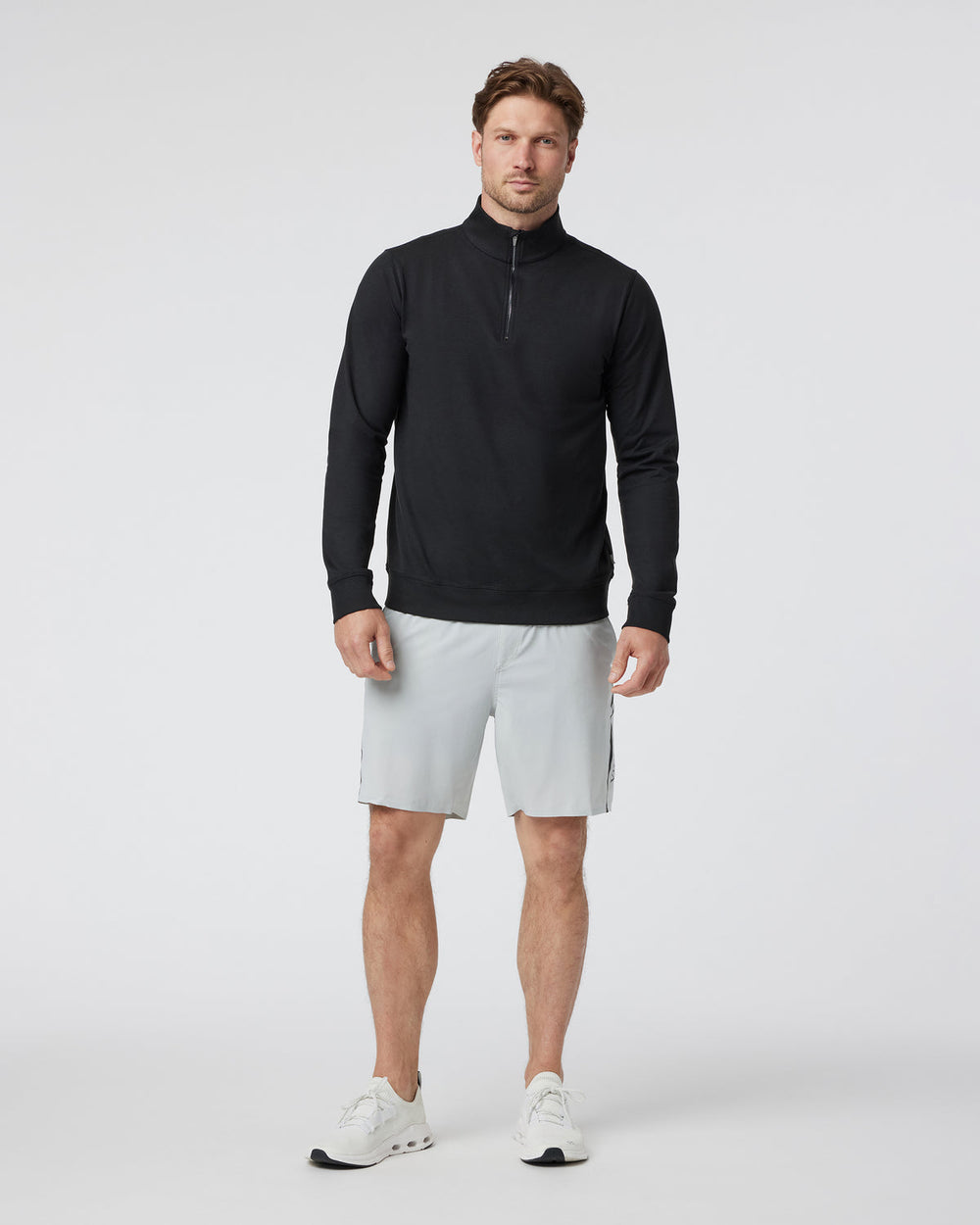 Coronado Half Zip Black Heather | Vuori online