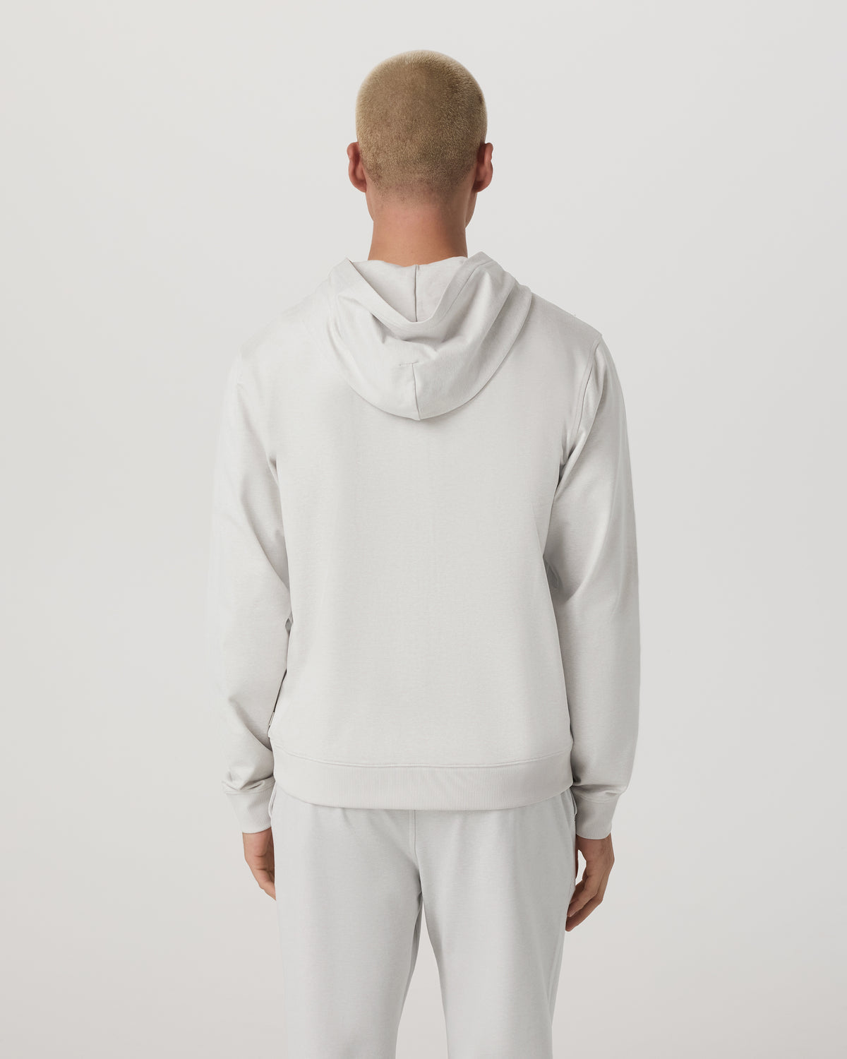 Coronado Full Zip Hoodie 2.0 Men's Salt Heather Jacket | Vuori outlet