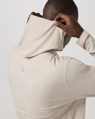 Men's Long Sleeve Everyday Fitness Hoodie Oatmeal Heather | Vuori sale