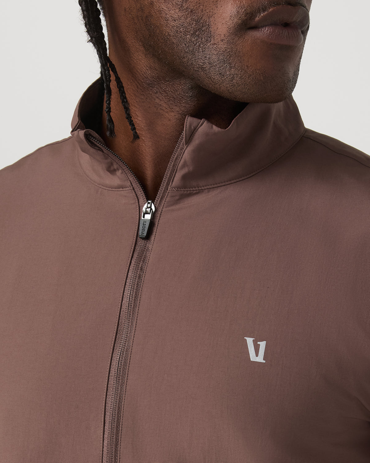 Sunday Element Half Zip Men's Sable Heather Layer | Vuori sale