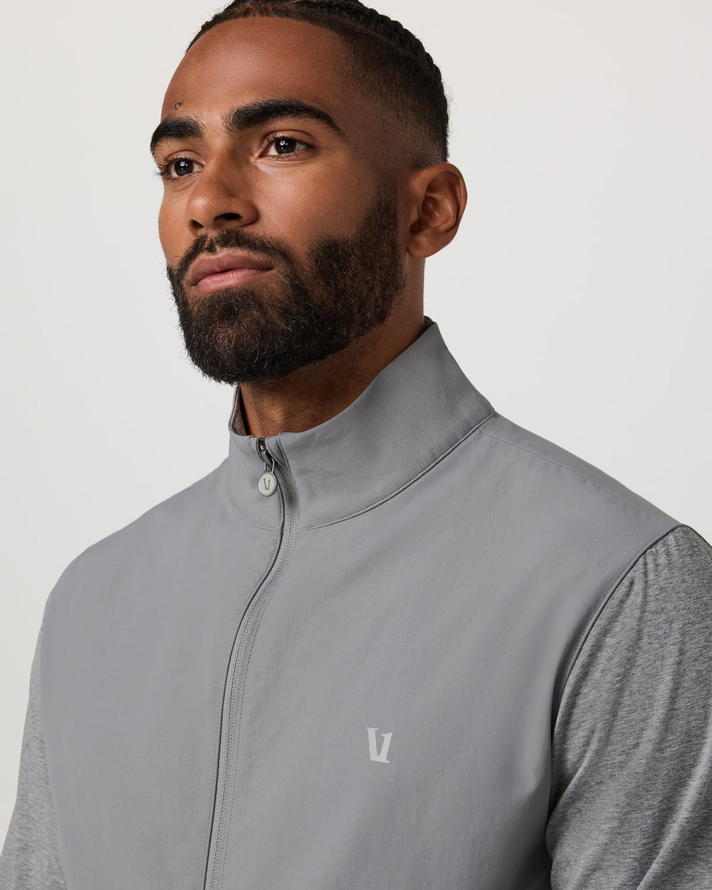 Sunday Element Track Jacket Men's Grey Heather | Vuori discount