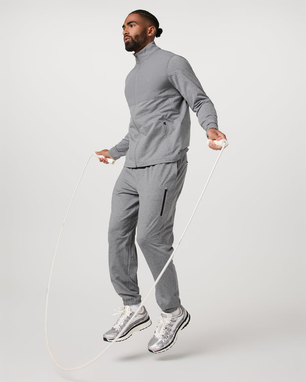 Sunday Element Track Jacket Men's Grey Heather | Vuori discount