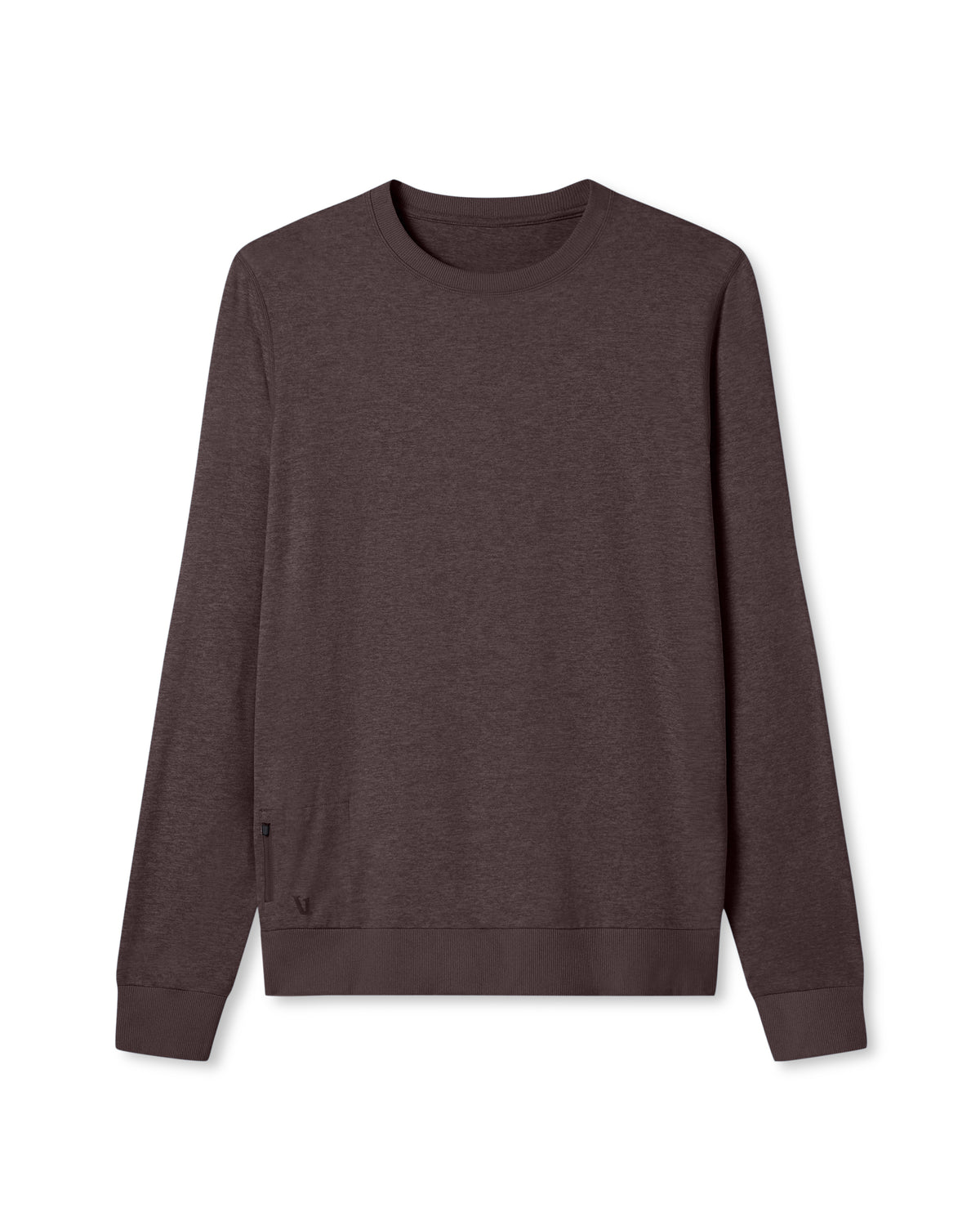 Ponto Performance Crew Men's Sangria Heather Crew Neck | Vuori outlet