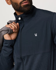 Sunday Element Track Jacket Men's Ink Heather Jacket | Vuori shop