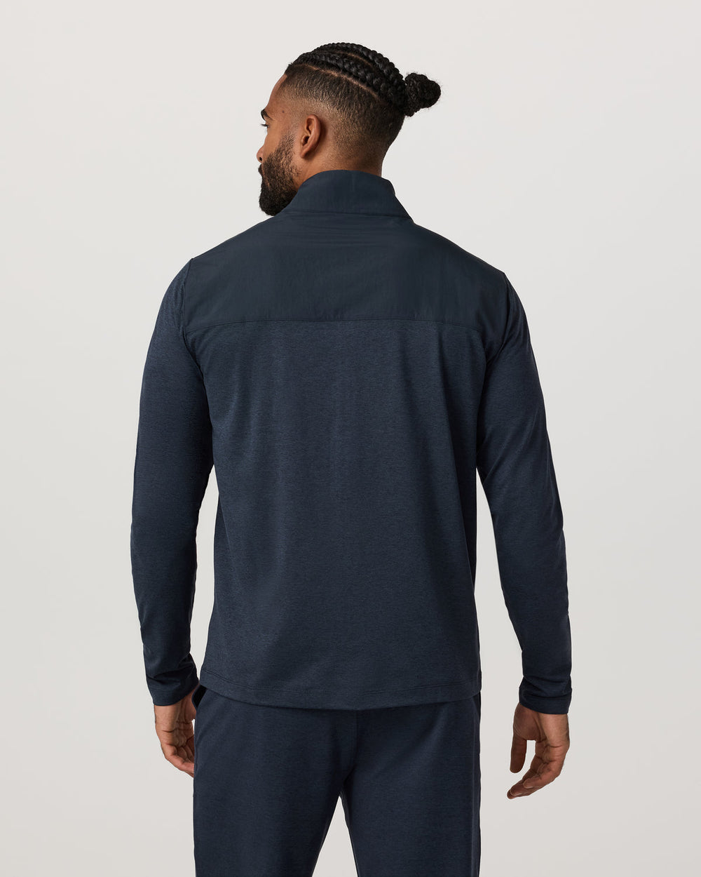 Sunday Element Track Jacket Men's Ink Heather Jacket | Vuori shop
