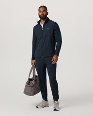 Sunday Element Track Jacket Men's Ink Heather Jacket | Vuori shop