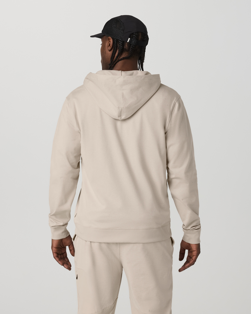 Men's Coronado Full Zip Hoodie 2.0 Limestone Heather | Vuori sale