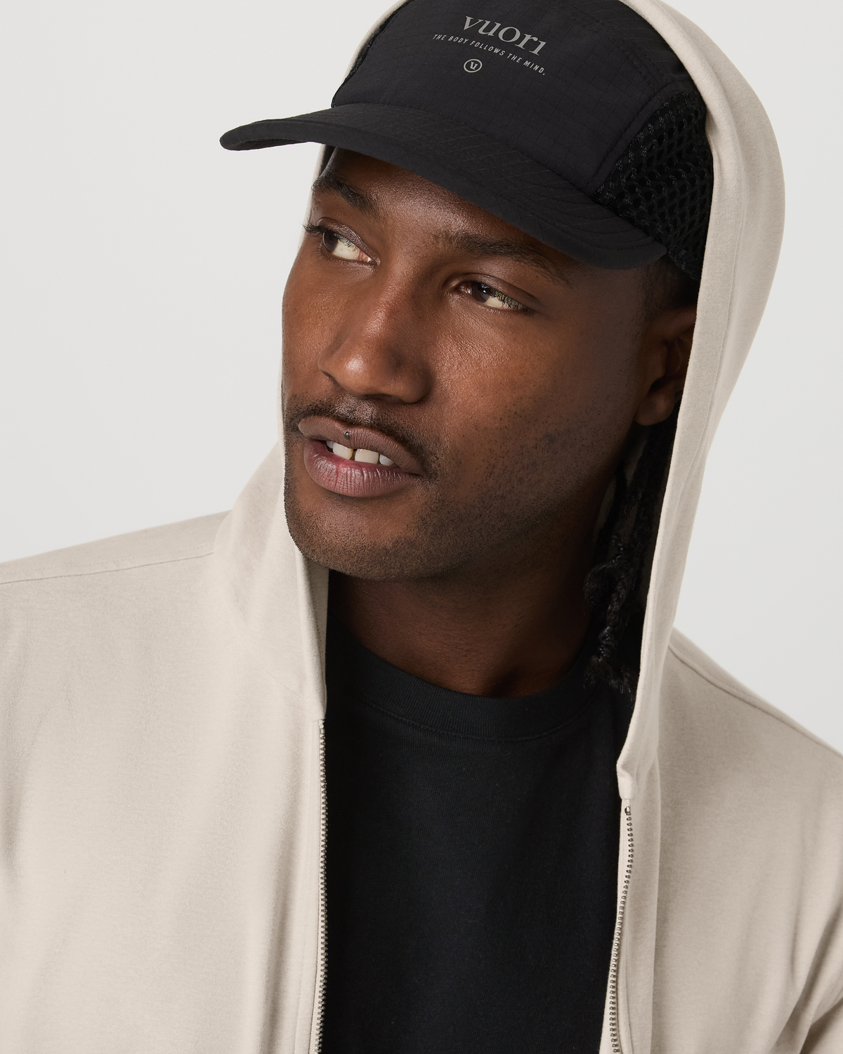 Men's Coronado Full Zip Hoodie 2.0 Limestone Heather | Vuori sale