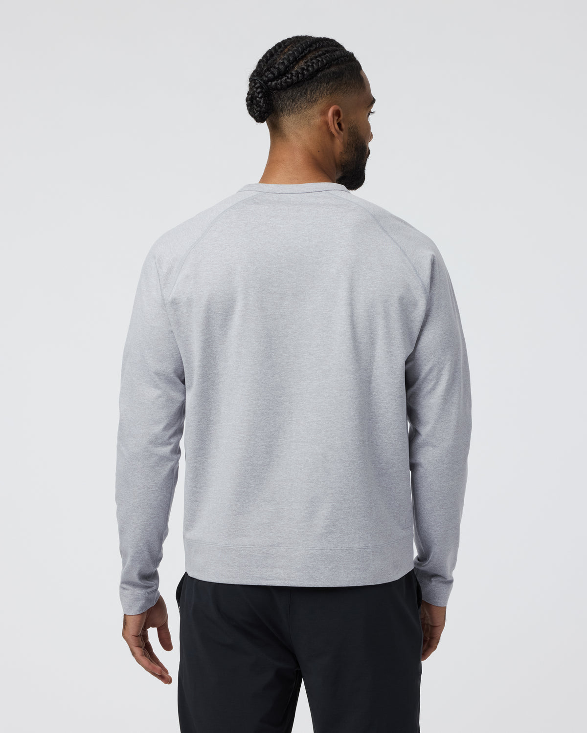 Coronado Crew Light Heather Grey | Vuori shop