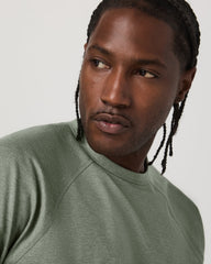 Men's Coronado Crew - Relaxed Fit Light Oregano Heather | Vuori sale