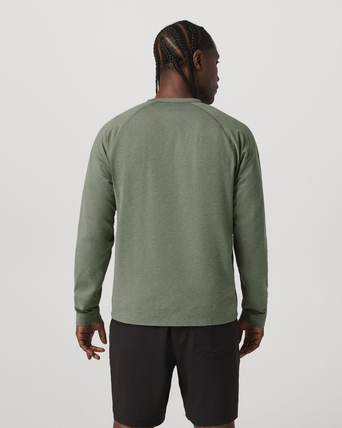 Men's Coronado Crew - Relaxed Fit Light Oregano Heather | Vuori sale