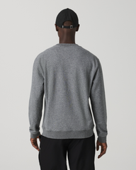 Cypress Vintage Crew Men's Heather Grey Fleece Pullover | Vuori onsale
