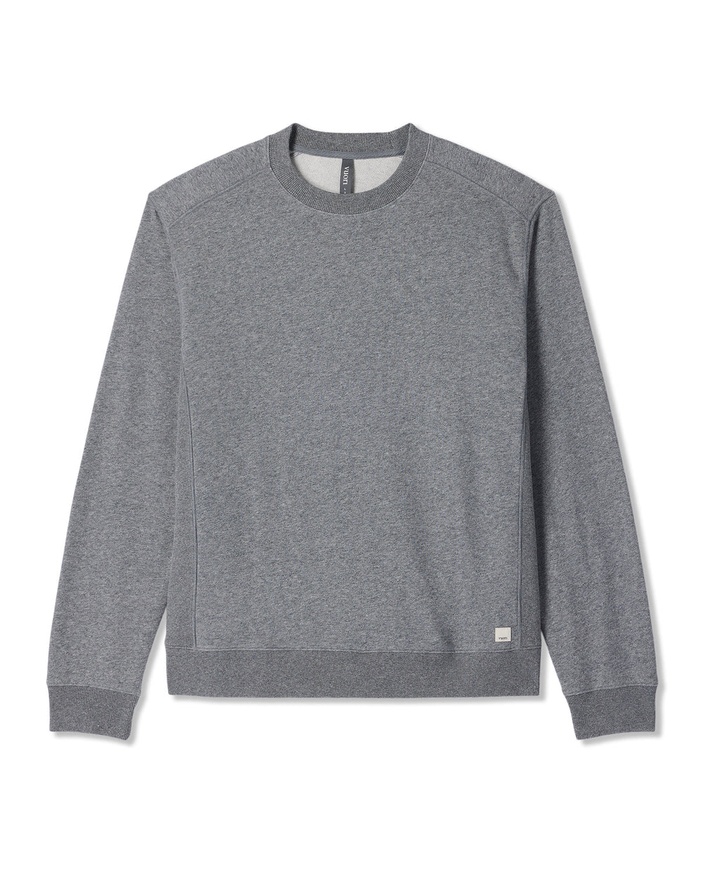 Cypress Vintage Crew Men's Heather Grey Fleece Pullover | Vuori onsale