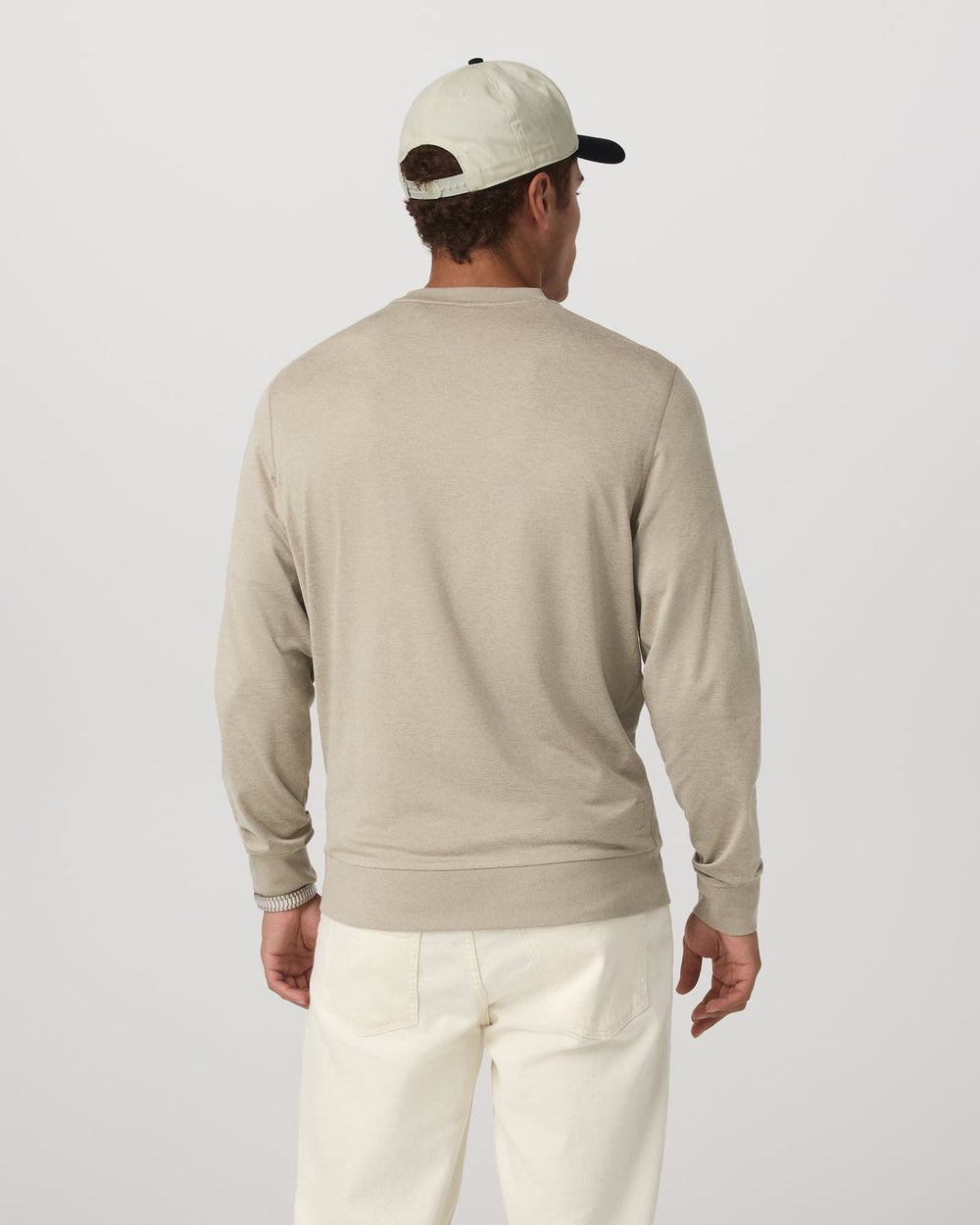 Ponto Performance Crew Men's Truffle Heather Crew Neck | Vuori discount