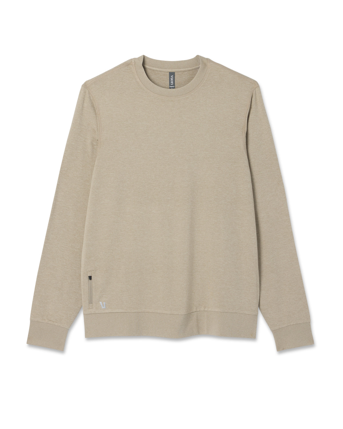 Ponto Performance Crew Men's Truffle Heather Crew Neck | Vuori discount