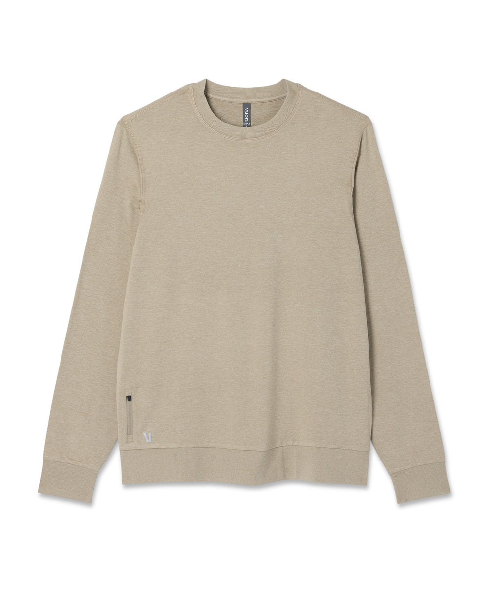 Ponto Performance Crew Men's Truffle Heather Crew Neck | Vuori discount