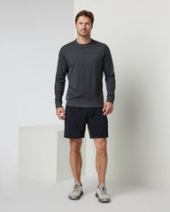 Ponto Performance Crew Charcoal Grey Crew Neck | Vuori shop