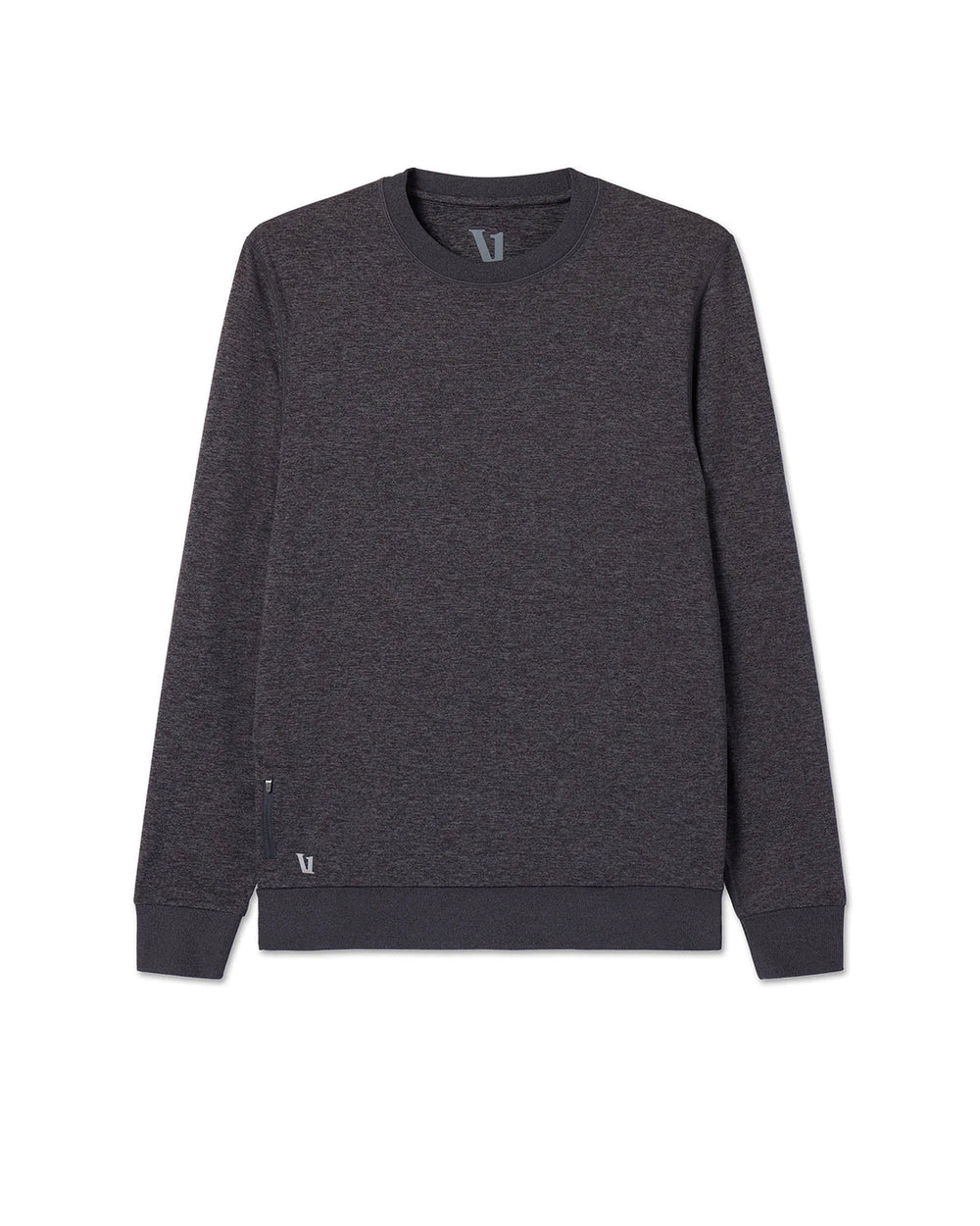 Ponto Performance Crew Charcoal Grey Crew Neck | Vuori shop