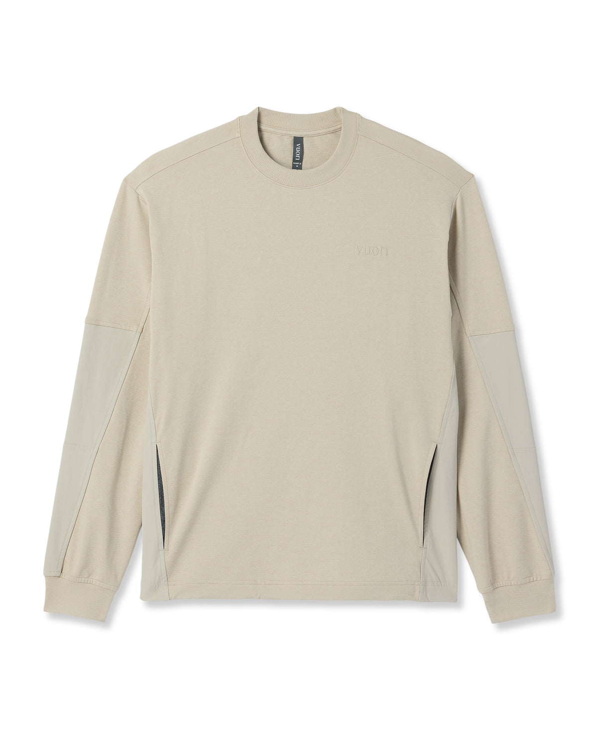 Men's Coronado Mixed Media Crew Limestone Heather | Vuori for sale