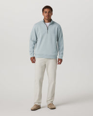 Seaside 1/2 Zip Classic Men's Blue Haze Pullover | Vuori discount