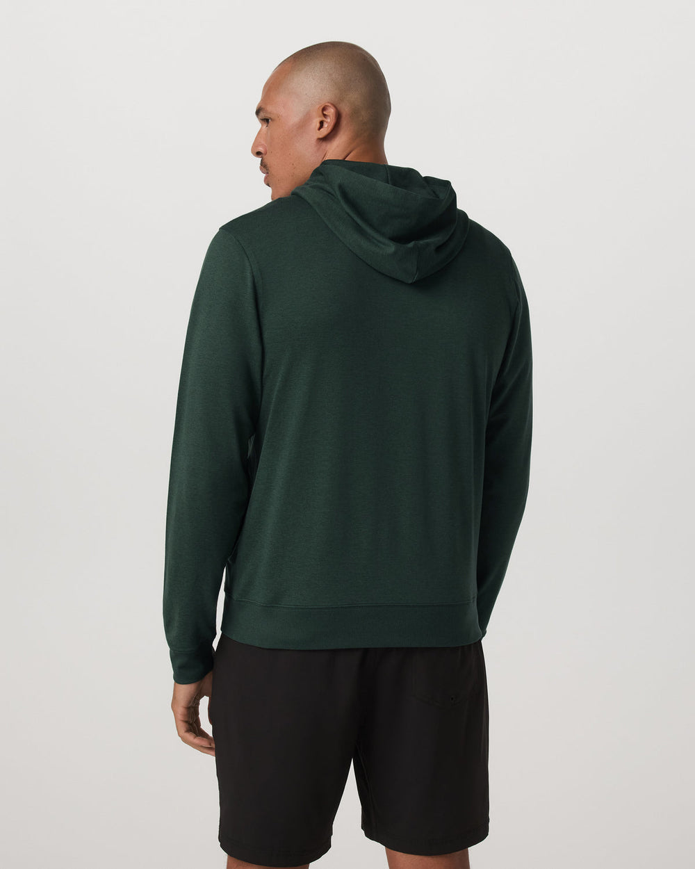 Ponto Full Zip Hoodie Men's Spruce Heather Hoodie | Vuori sale