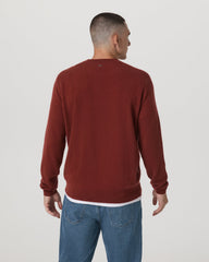 Berik Cashmere Sweater Men's Spiced Apple Sweater | Vuori onsale
