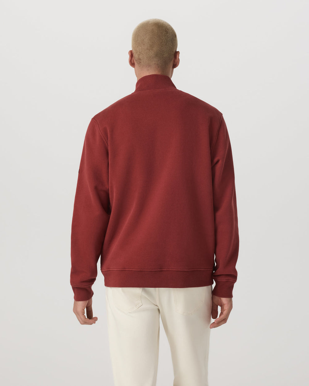 Seaside 1/2 Zip Classic Men's Spiced Apple Pullover | Vuori online