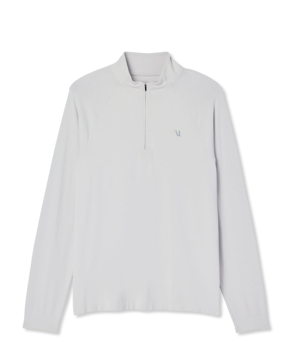 Clearview Seamless Quarter Zip Frost Grey Long Sleeve | Vuori discount