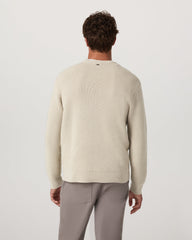 Denver Waffle Crew Sweater Men's Mushroom Wool Sweater | Vuori outlet