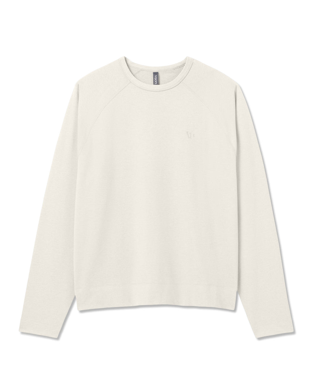 Coronado Crew - Relaxed Fit Men's Ivory Heather Crew | Vuori shop