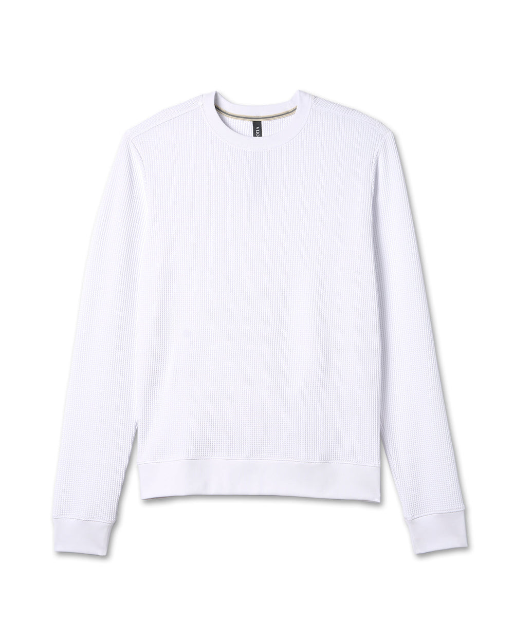 Jamestown Crew Men's White Waffle Crewneck | Vuori online