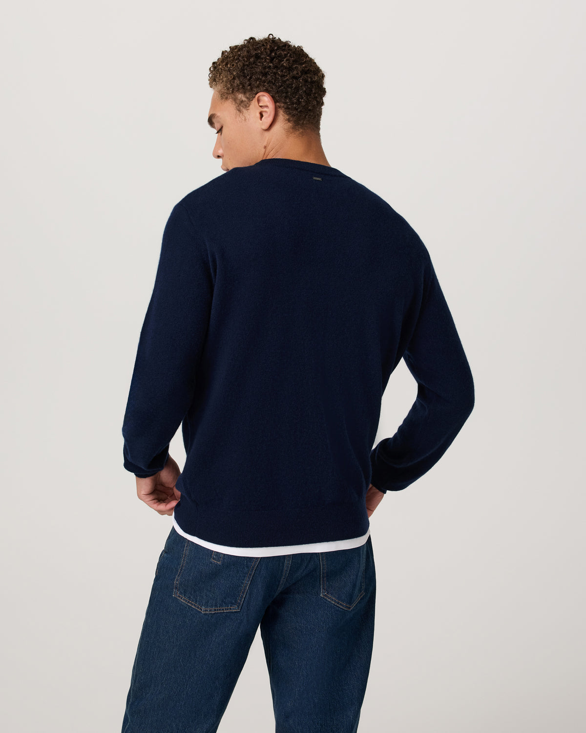 Berik Cashmere Sweater Men's Sweater in Ink | Vuori discount