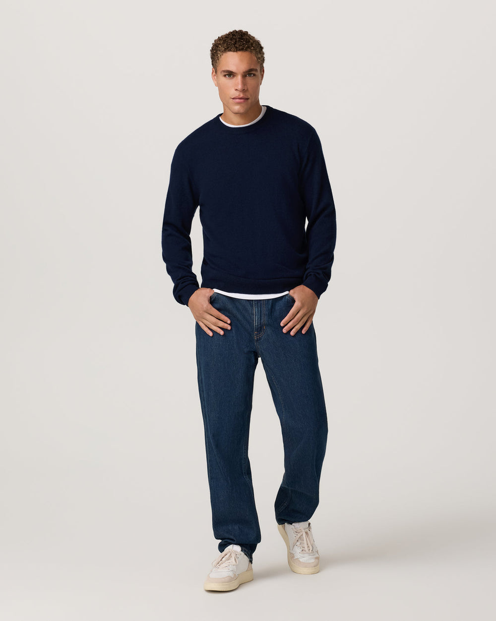 Berik Cashmere Sweater Men's Sweater in Ink | Vuori discount
