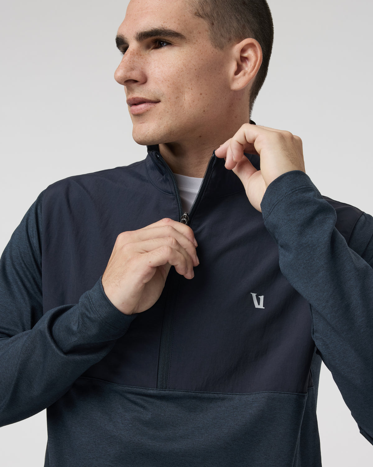 Sunday Element Half Zip Ink Heather | Vuori onsale