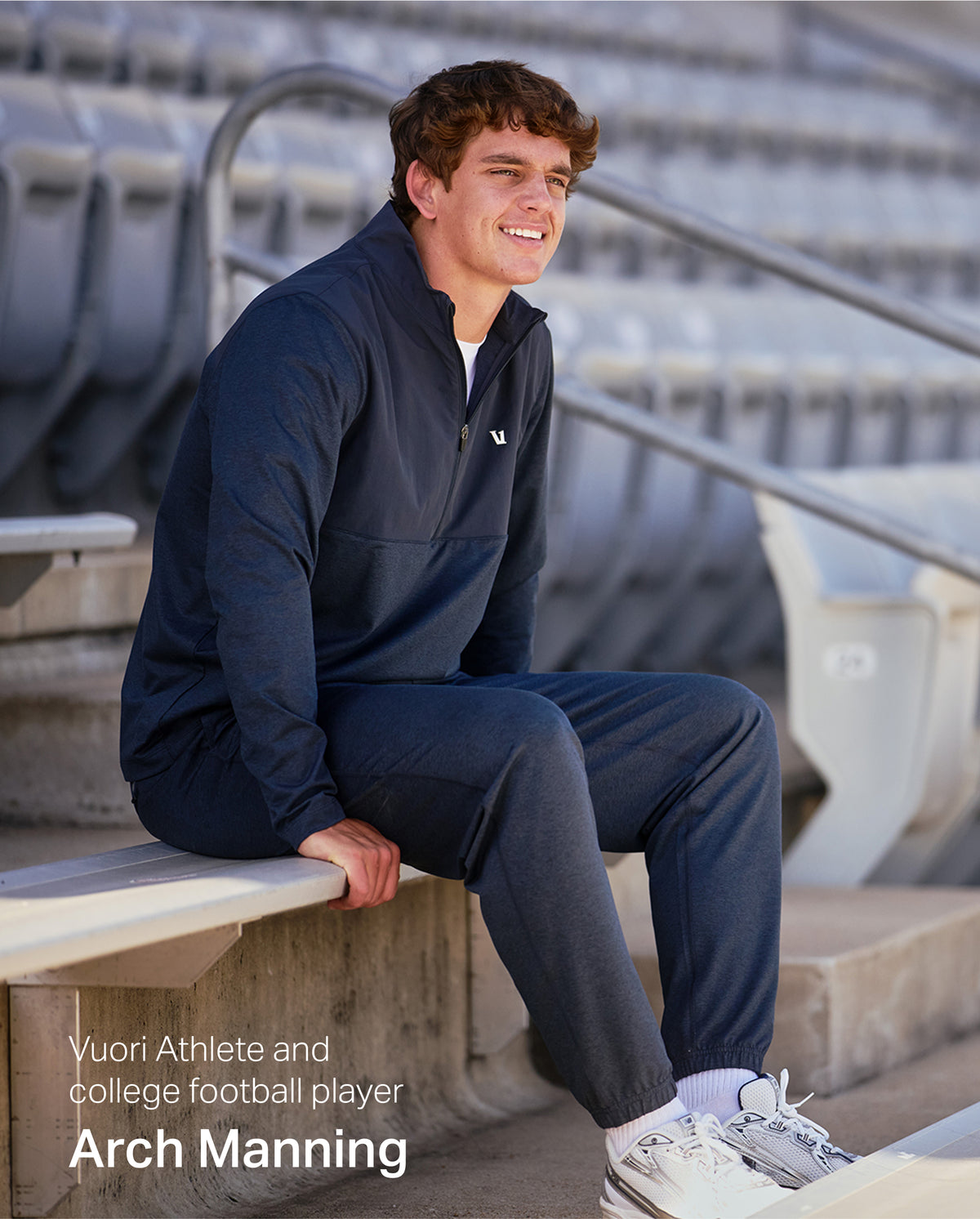 Sunday Element Half Zip Ink Heather | Vuori onsale