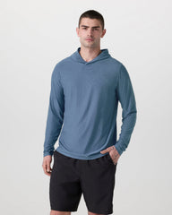Strato Tech Hoodie Men's Pool Blue Workout Hoodie | Vuori for sale