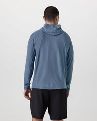Strato Tech Hoodie Men's Pool Blue Workout Hoodie | Vuori for sale