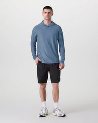 Strato Tech Hoodie Men's Pool Blue Workout Hoodie | Vuori for sale