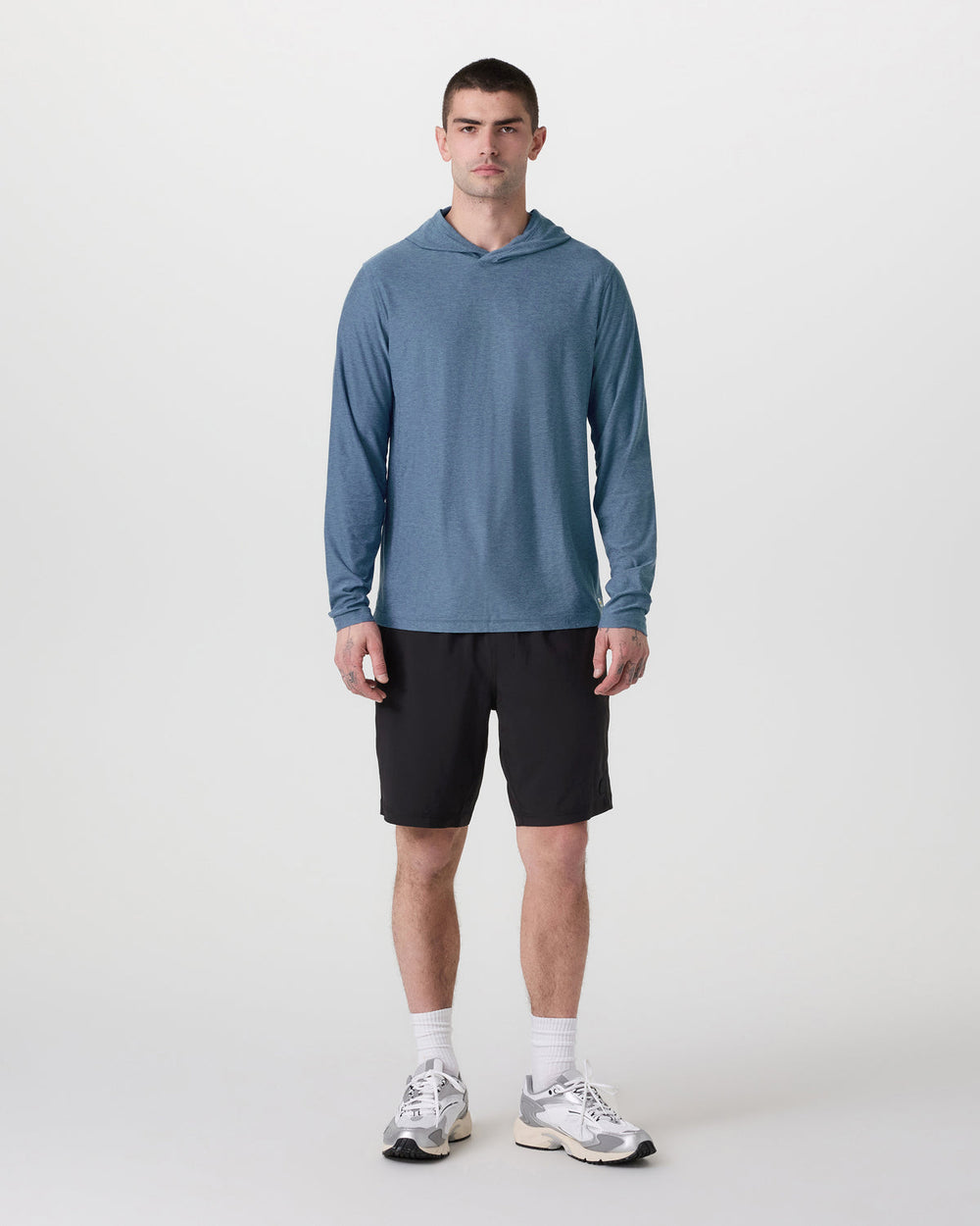 Strato Tech Hoodie Men's Pool Blue Workout Hoodie | Vuori for sale