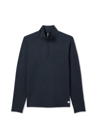 Ponto Half Zip Mock Neck Ink Heather | Vuori online
