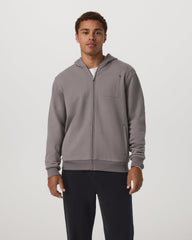 Seaside Full Zip 2.0 Men's Cavern Grey Full Zip Hoodie | Vuori outlet