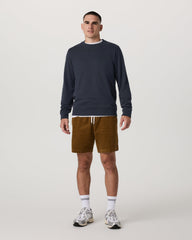 Cypress Logo Crew Men's Navy Sweatshirt | Vuori onsale