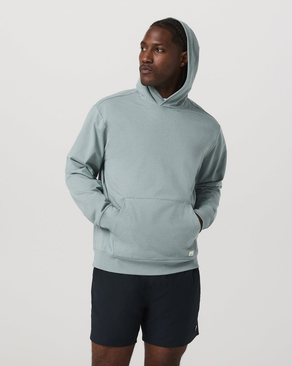 Men's Coronado Pullover Hoodie 2.0 Misty Blue Heather | Vuori for sale