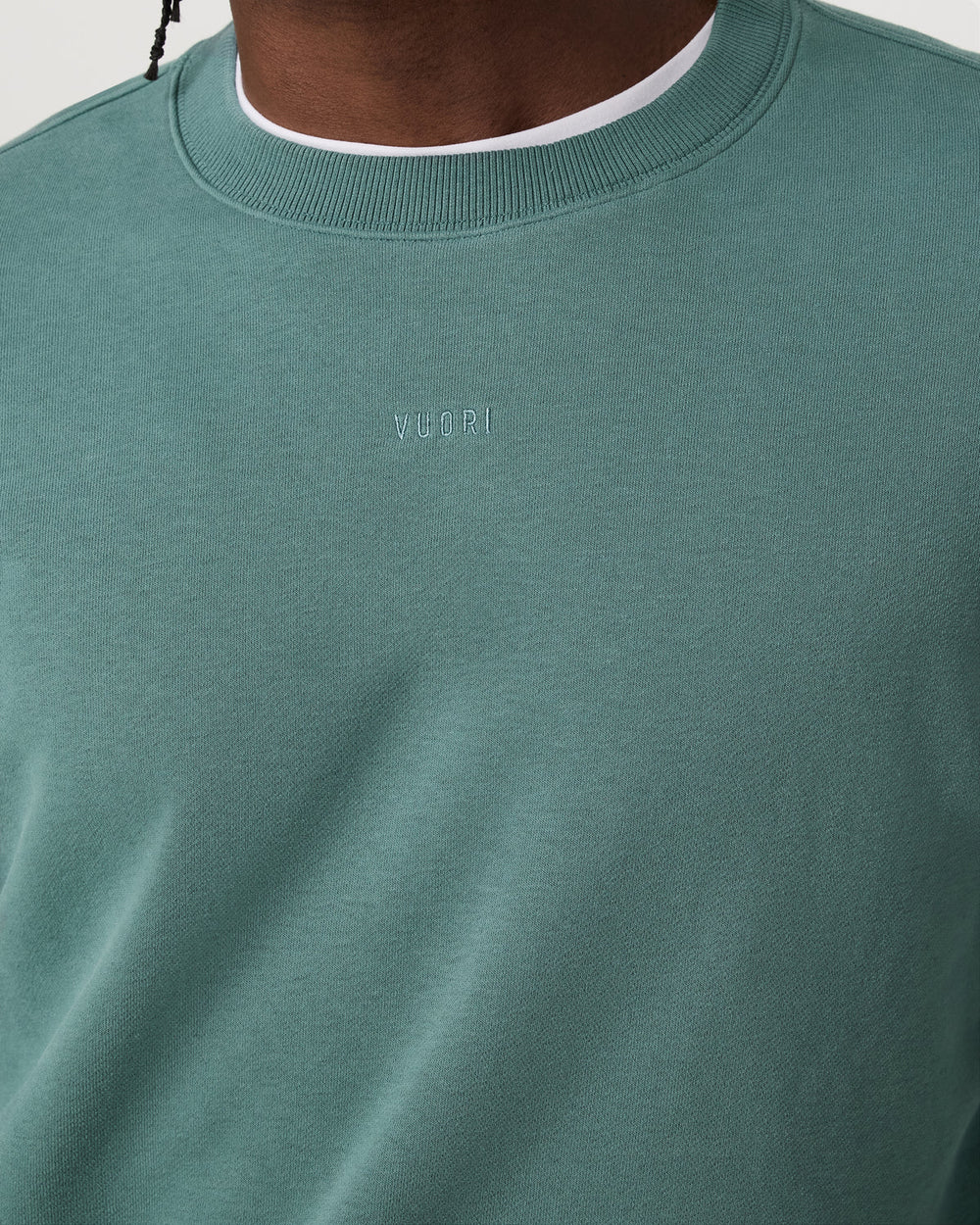 Cypress Logo Crew Men's Bluegrass Sweatshirt | Vuori online