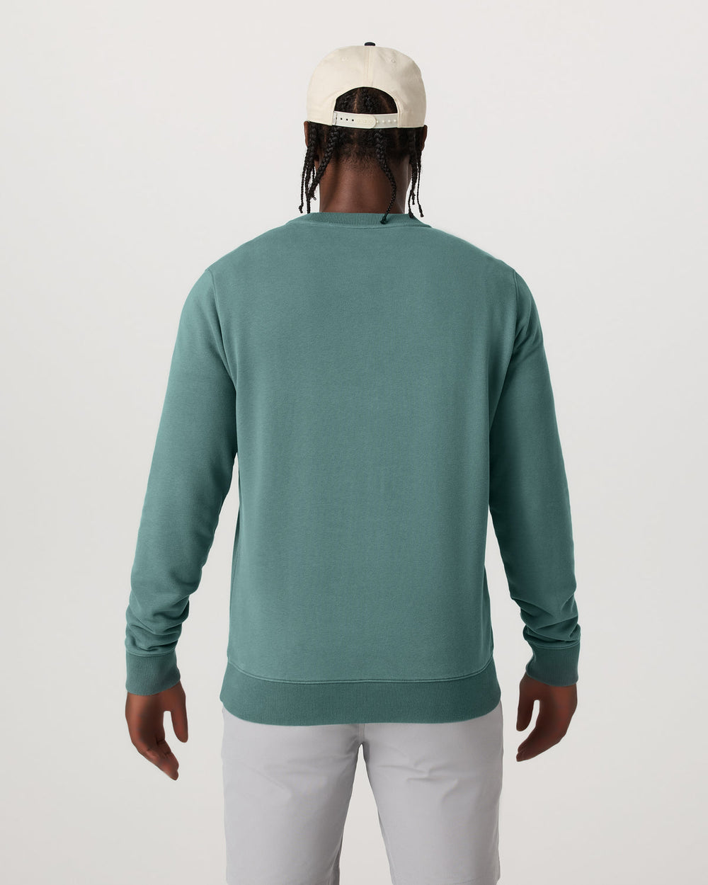 Cypress Logo Crew Men's Bluegrass Sweatshirt | Vuori online