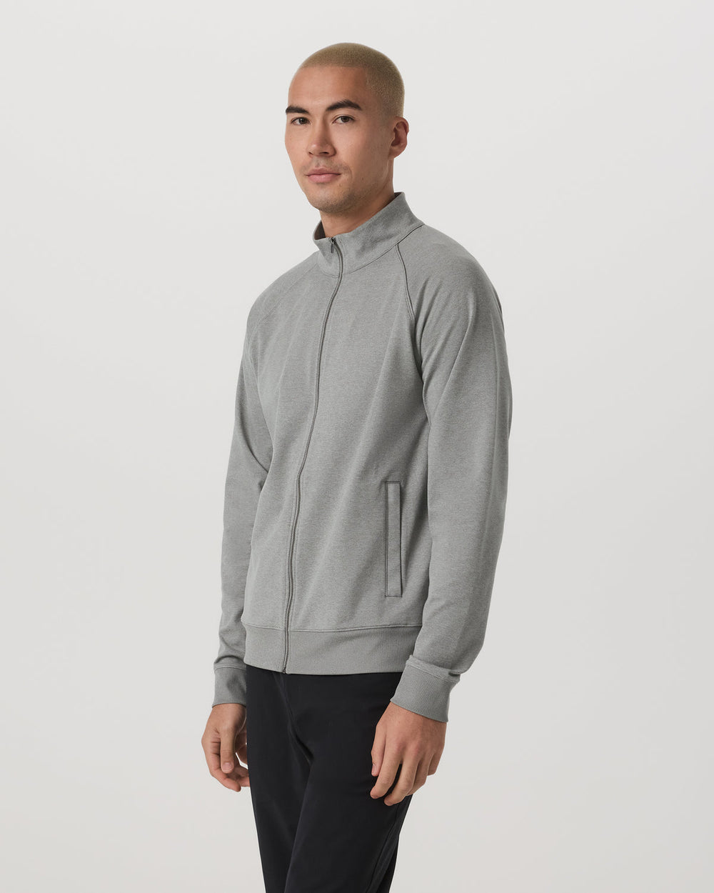 Coronado Novelty Full Zip Men's Driftwood Heather Jacket | Vuori discount