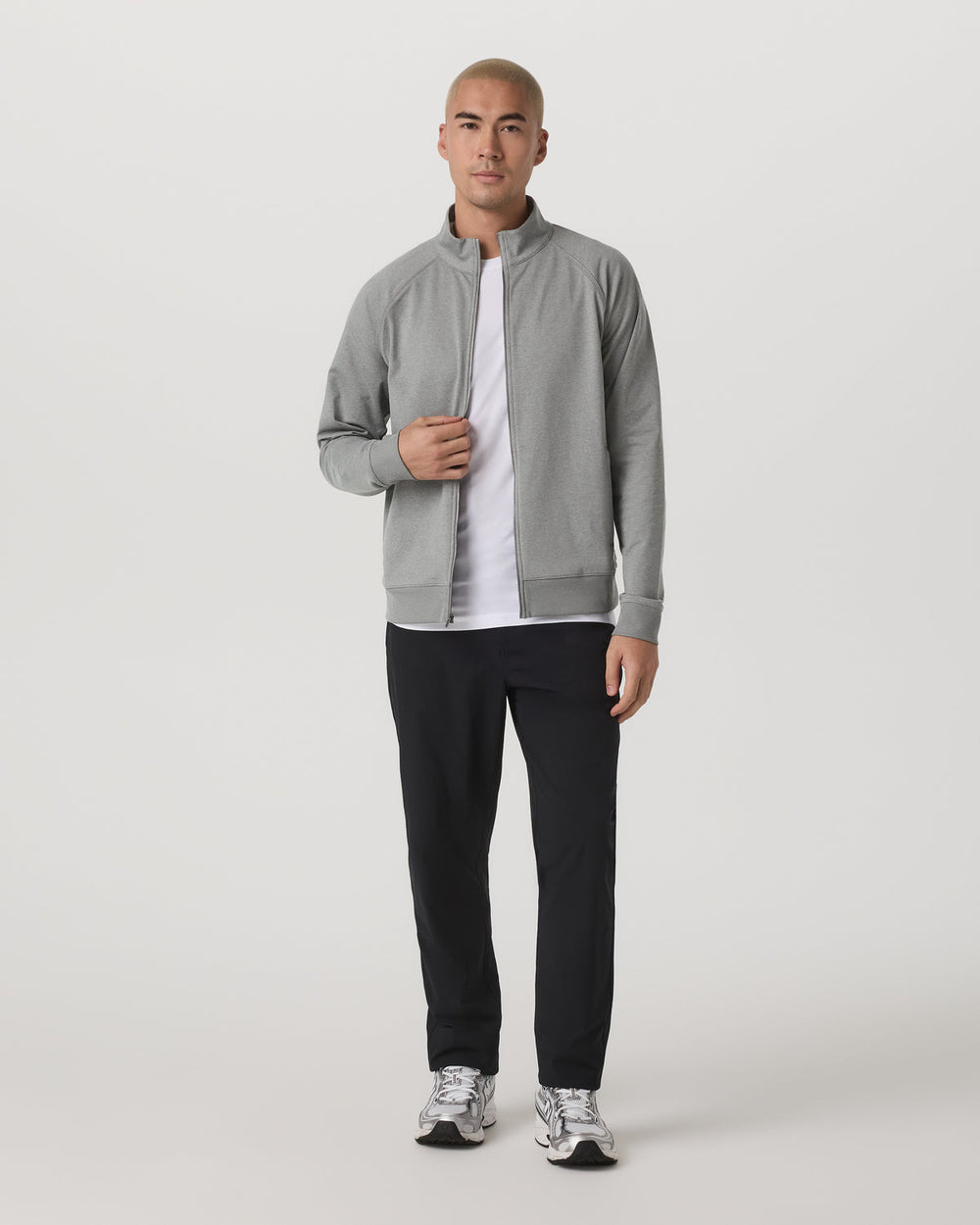 Coronado Novelty Full Zip Men's Driftwood Heather Jacket | Vuori discount