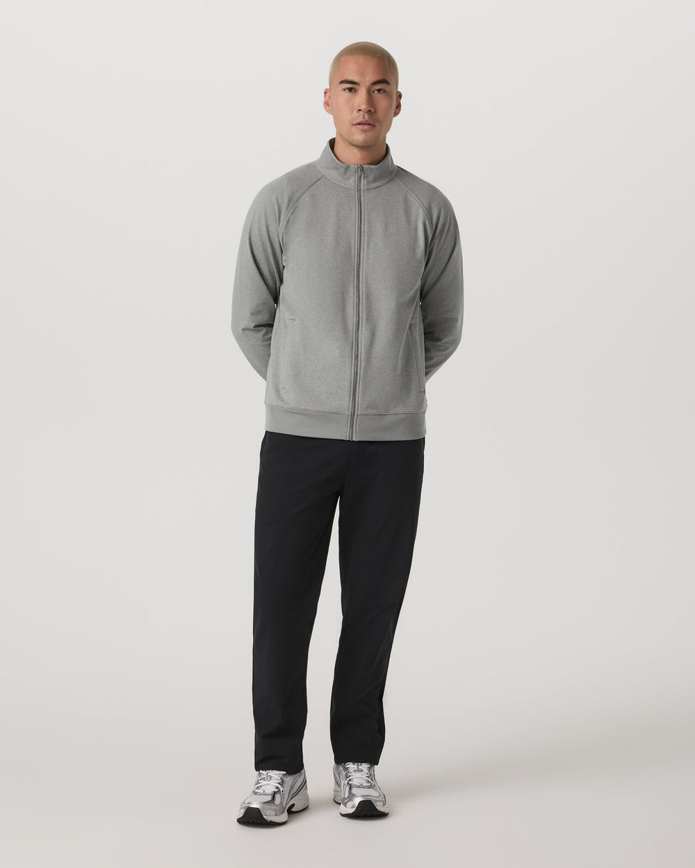 Coronado Novelty Full Zip Men's Driftwood Heather Jacket | Vuori discount
